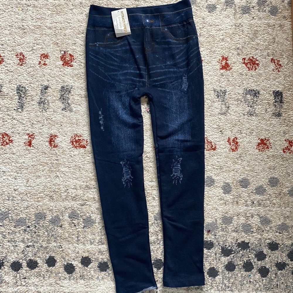 Attract Power Jeggings Denim Leggings size Small